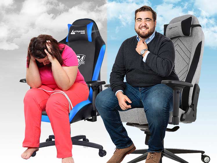 E-Win gaming chairs for thick short sizes