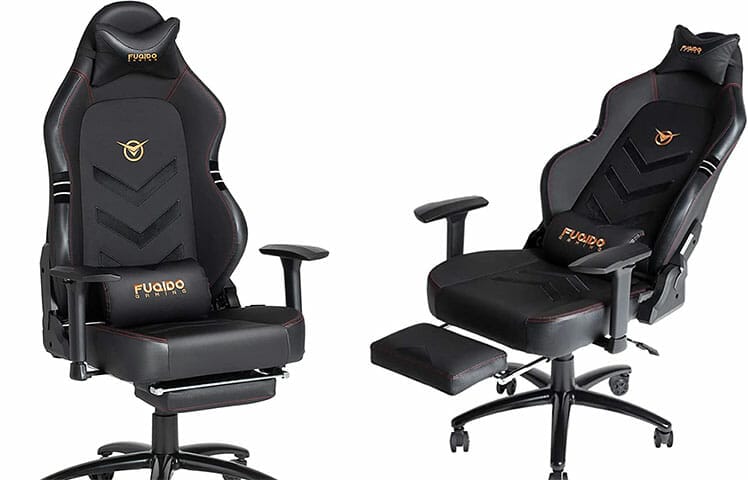 Fuquido gaming chair with footrest