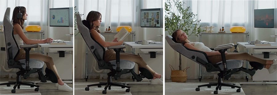 Secretlab footrest add-on recline ranges three angles