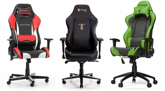 Colorful gaming chairs