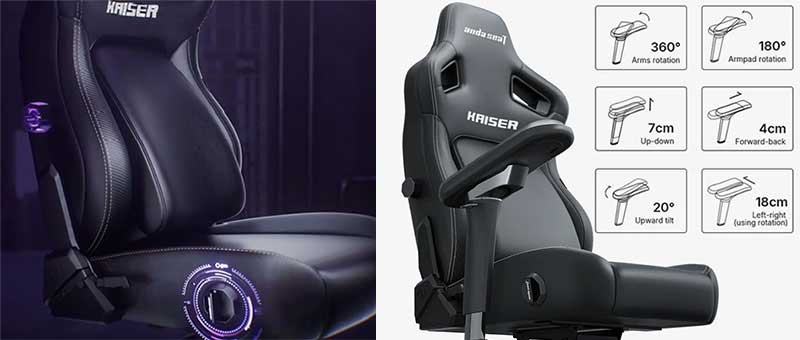 Anda Seat Kaiser 4 chair key features