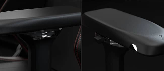 upgraded 4D adjustable armrests