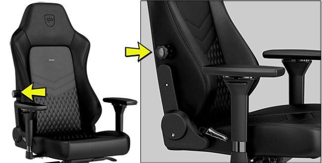 Noblechairs Hero lumbar support