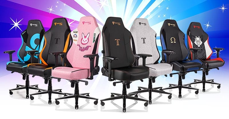 Secretlab brand gaming chairs