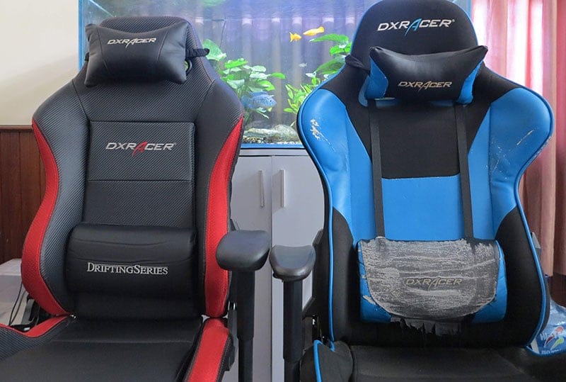 Faded upholstery on DXrACER fORMULA CHAIR