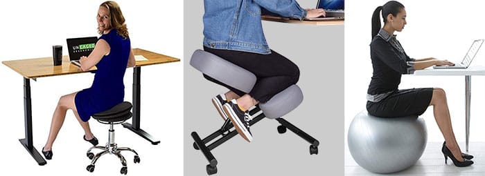 Alternative ergonomic office chairs