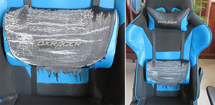 Degraded gaming chair PU leather