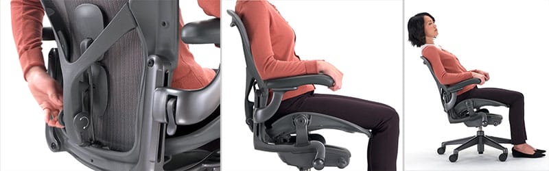 Herman Miller Aeron back support