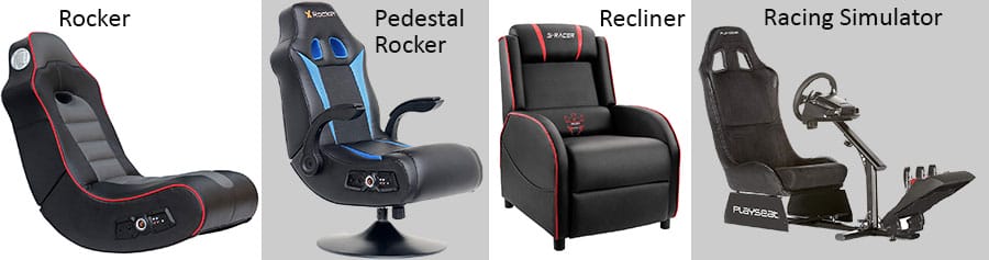 gaming chair types