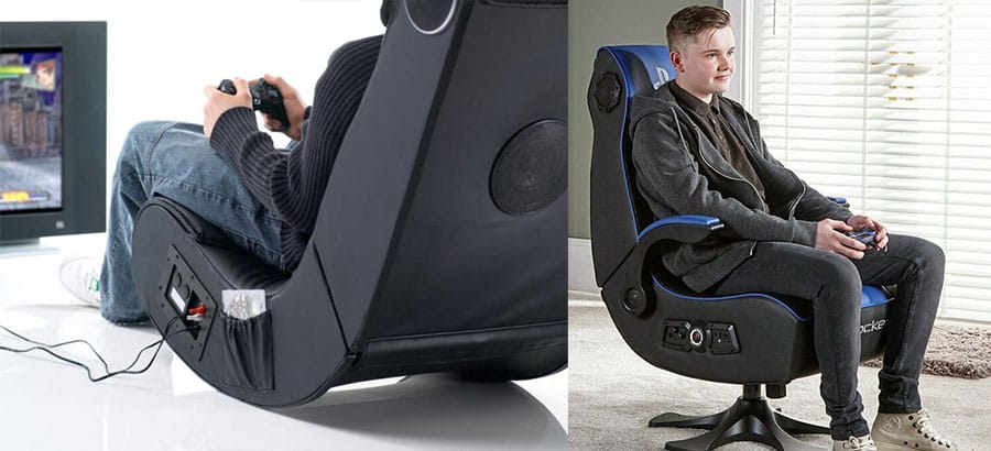 Console gaming chairs in the living room