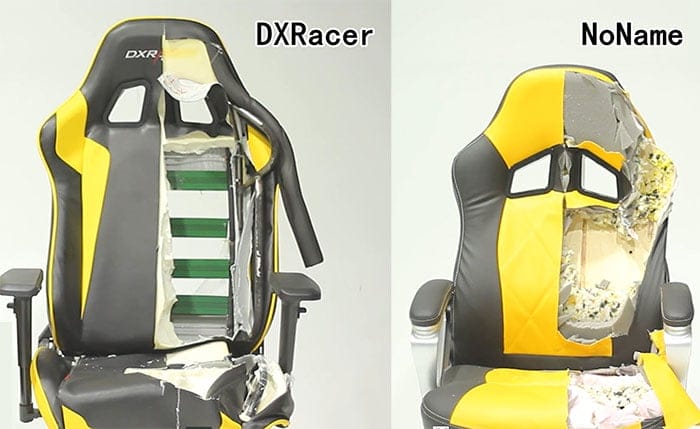 DXRacer vs knockoff fake brand