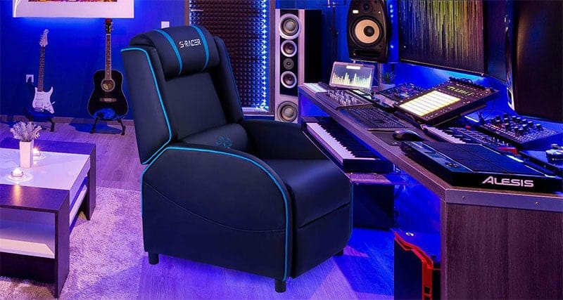 Homall gaming recliner as desk chair