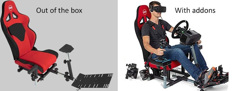 Openwheeler Advanced Racing Simulator Seat Driving Simulator Gaming Chair