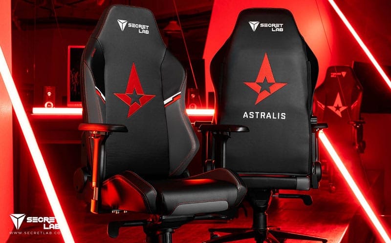 Secretlab Astralis gaming chairs