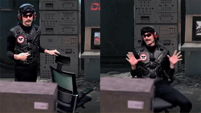 Dr. Disrespect with Sidiz T80 task chair