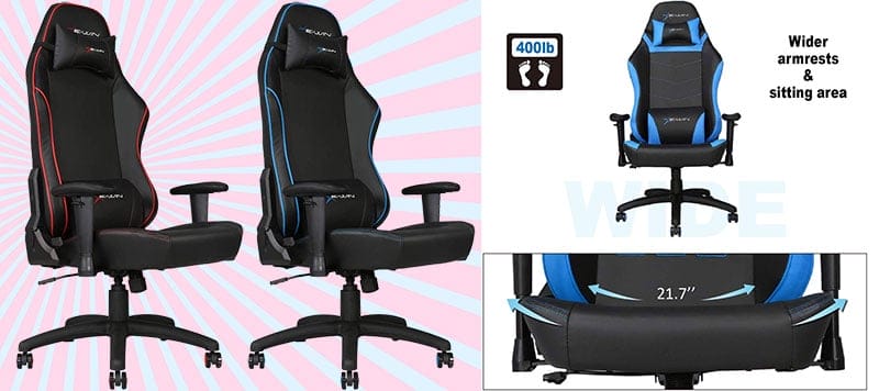 gaming chair for wide hips