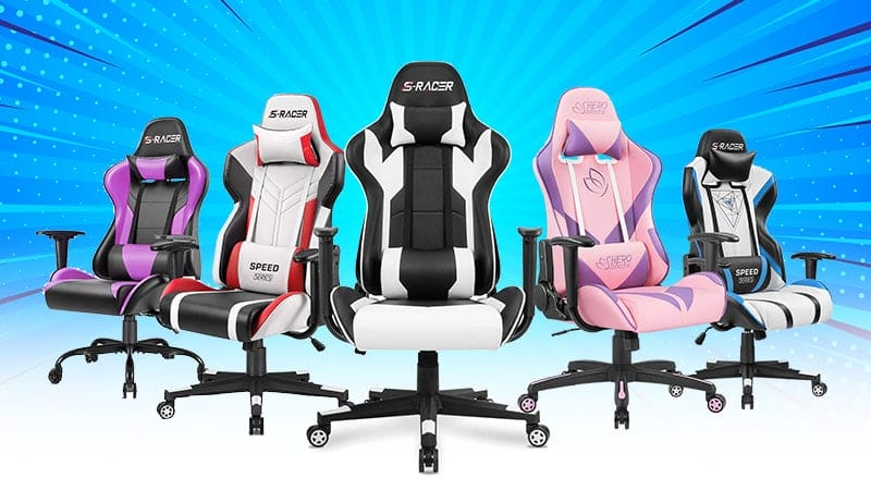 Collection of ergonomic gaming chair designs