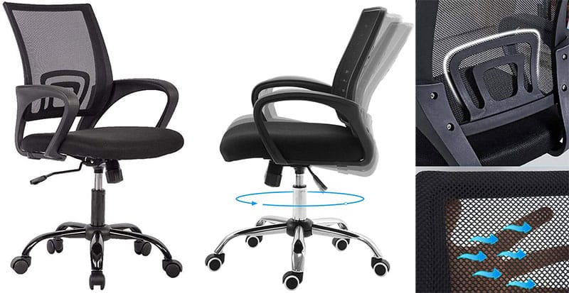 non ergonomic office chairs