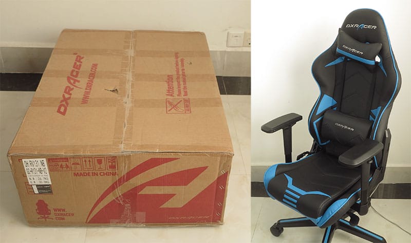 DXRacer assembly from start to finish.