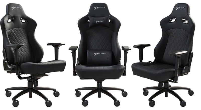 E-Win Flash Xl chair H-Series all-black edition