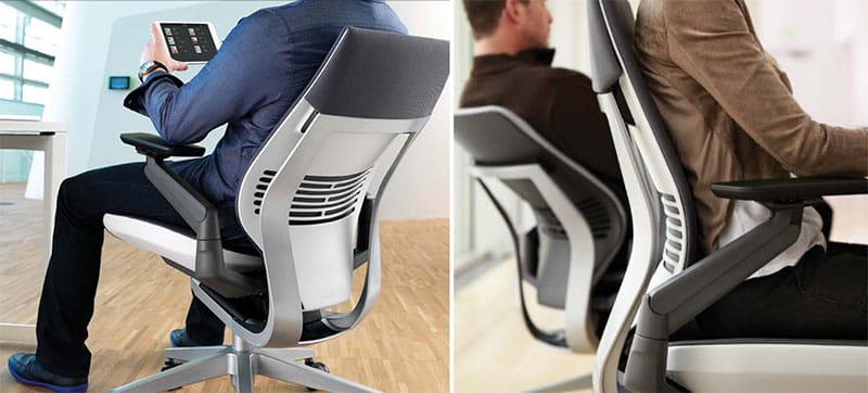 Steelcase gesture store forward tilt