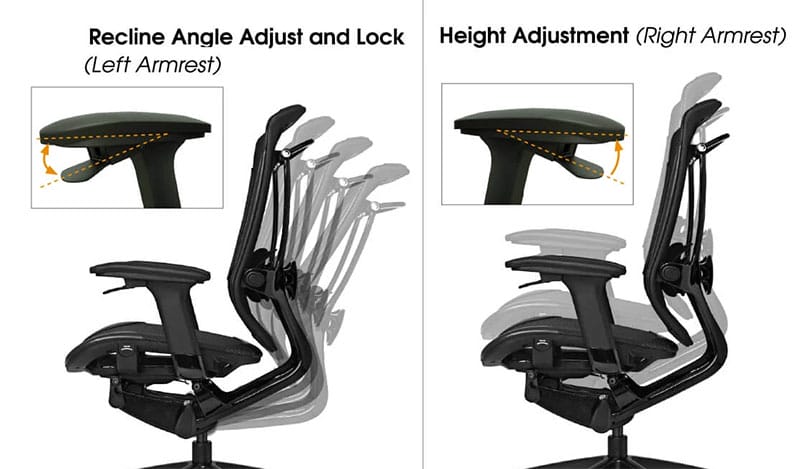 Vertagear Triiger 350 armrest levers