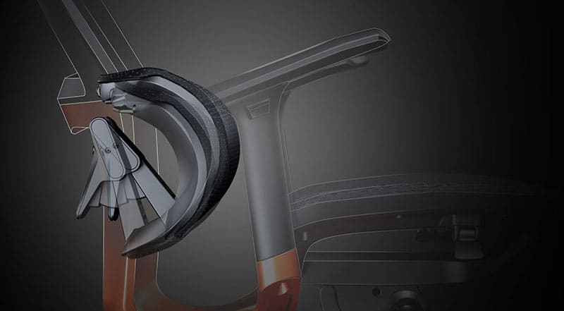 Cougar Argo depth adjustable lumbar support