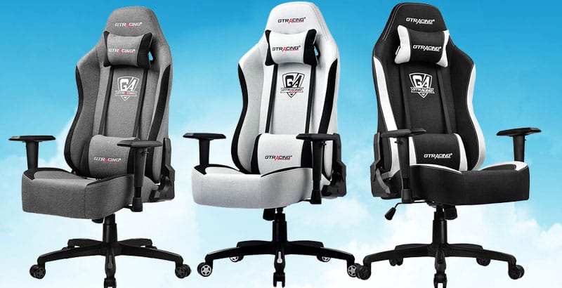 GTRacing GT505 cloth-covered gaming chairs