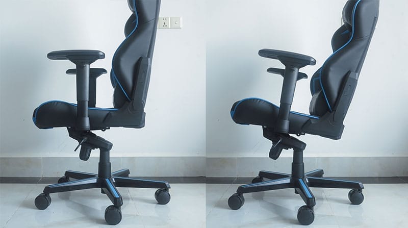 Gaming chair tilt lock feature in pictures