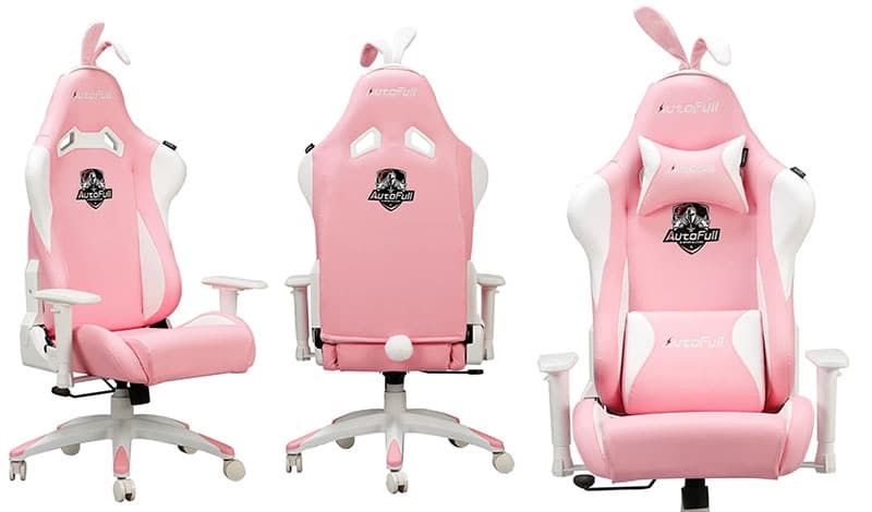 Autofull pink gaming chair