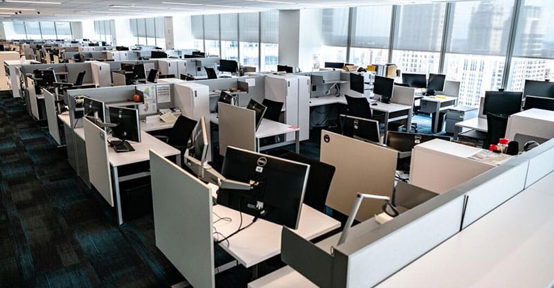 Empty FEMA government offices