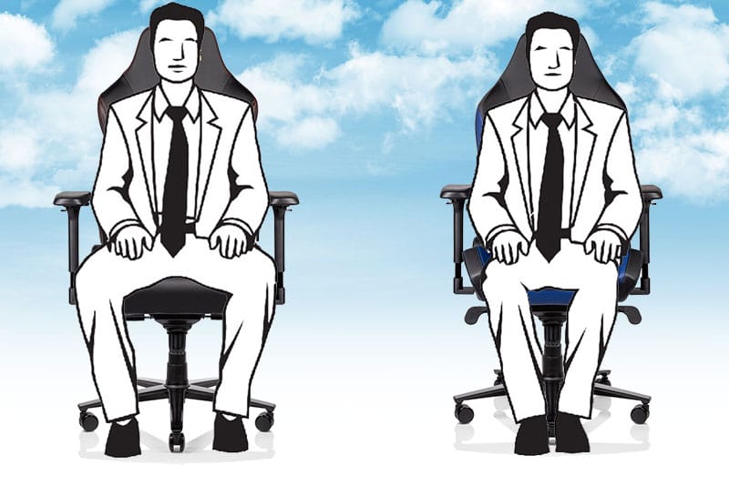 Secretlab Titan vs Omega sitting styles