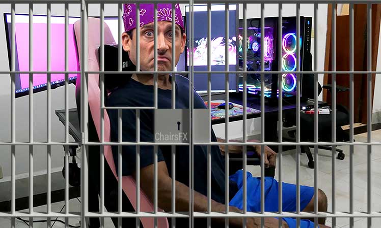 Example of pink colors soothing Prison Mike