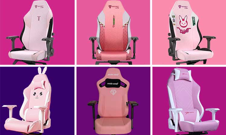 Six of the best pink gaming chairs