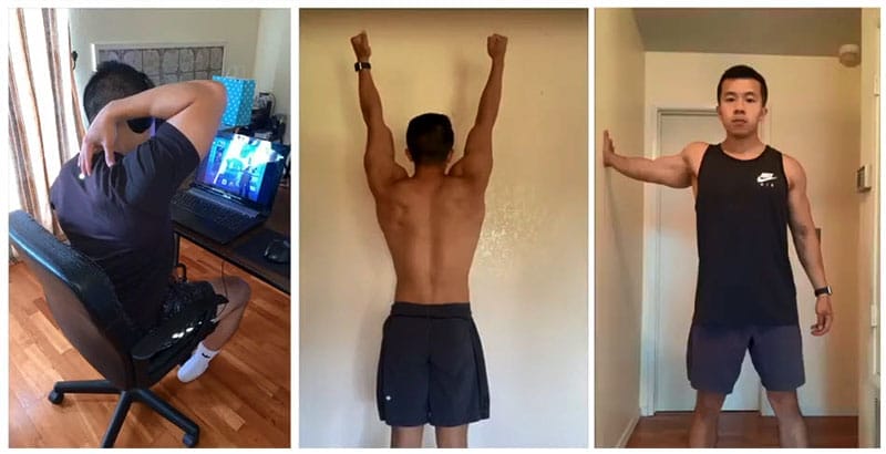 Mobility and posture exercises for gamers