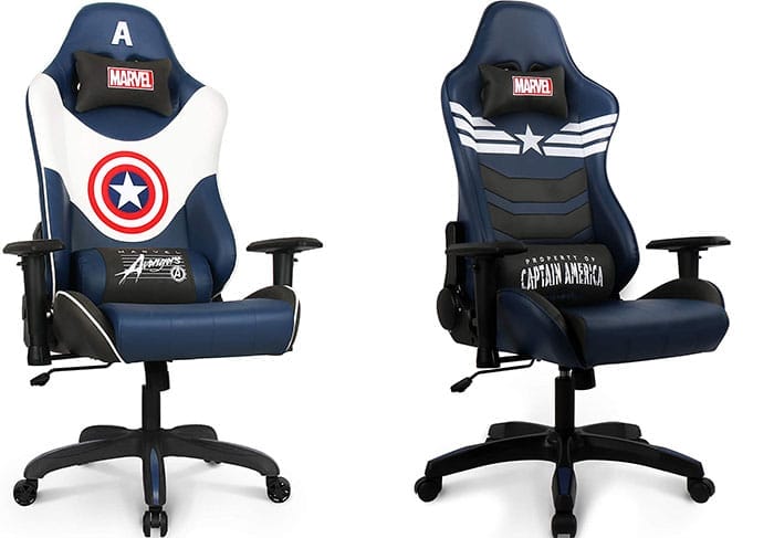Big and tall Captain America gaming chairs