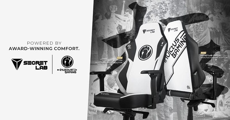Secretlab Invictus Gaming partners