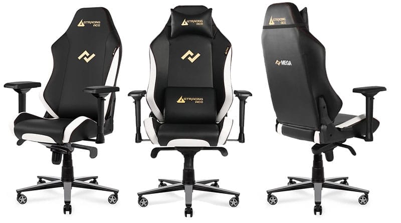 Ace M1 Series white gaming chairs