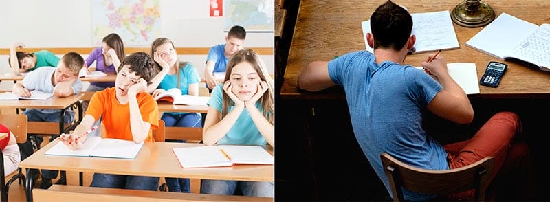 Bad posture in the education system