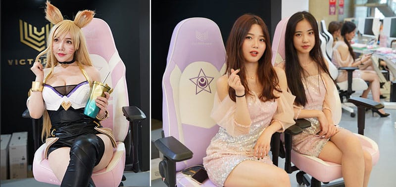 Princess pink gaming chairs