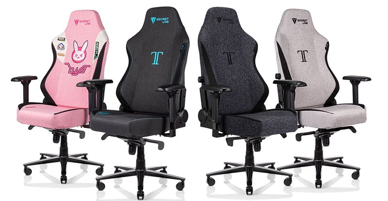 Secretlab Titan Softweave gaming chairs