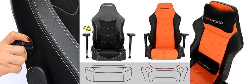 OFC chjairs versus Maxnomic Pro chairs
