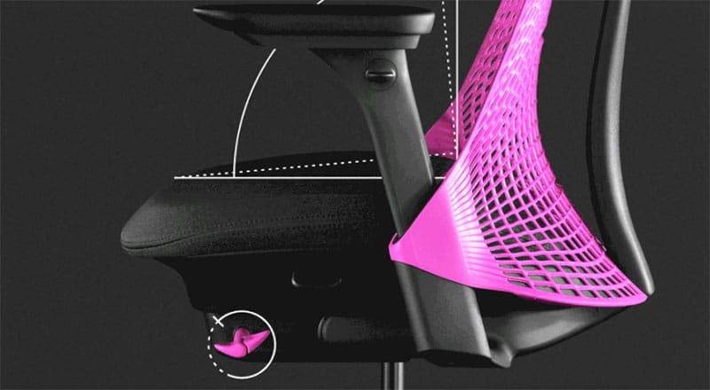 Sayle chair synchro-tilt