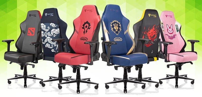 Secretlab video game chairs