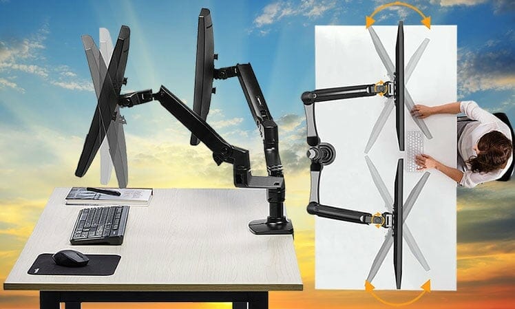 Clean computing with desk mounts