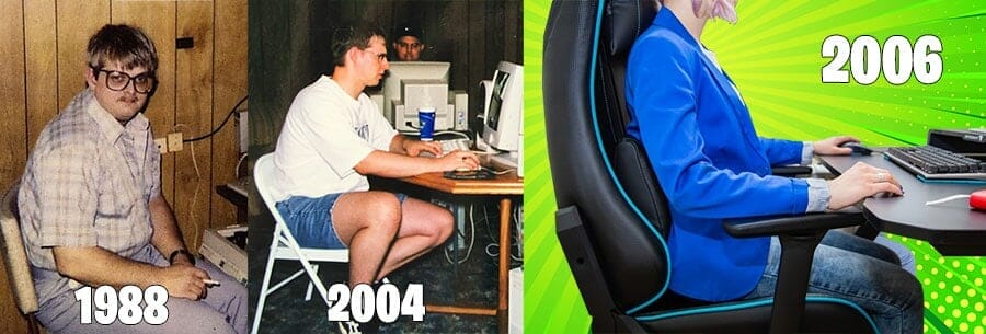 Gaming chair historical timeline