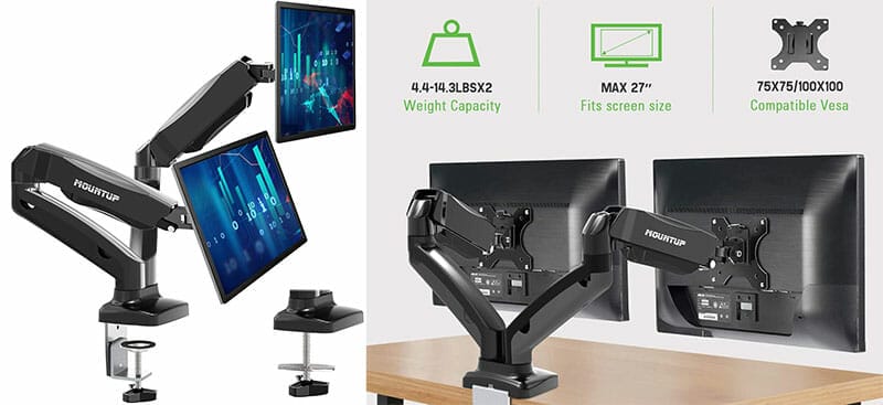 Mountup Dual Monitor Desk mount