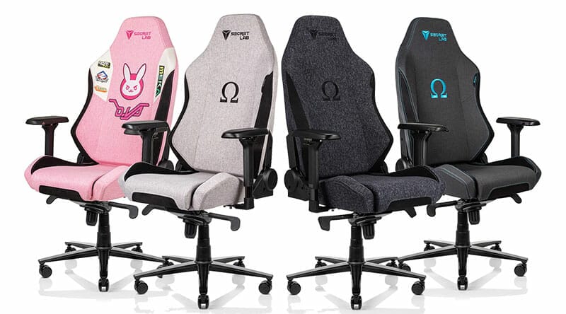 Secretlab Omega Softweave fabric chairs