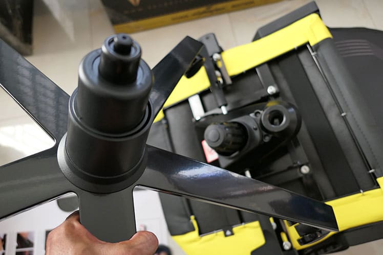 Add chair base to seat bucket