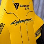 Cyberpunk chair backrest details